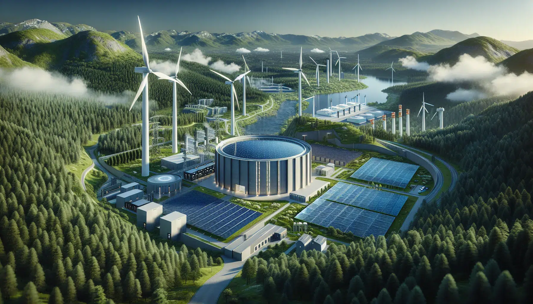 B&aelig;rekraftige teknologil&oslash;sninger for fremtiden: gr&oslash;nn innovasjon, fornybar energi og ai &ndash; illustrasjon 2