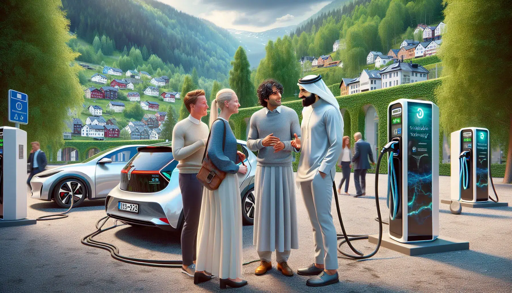 B&aelig;rekraftige teknologil&oslash;sninger for fremtiden: gr&oslash;nn innovasjon, fornybar energi og ai &ndash; illustrasjon 1