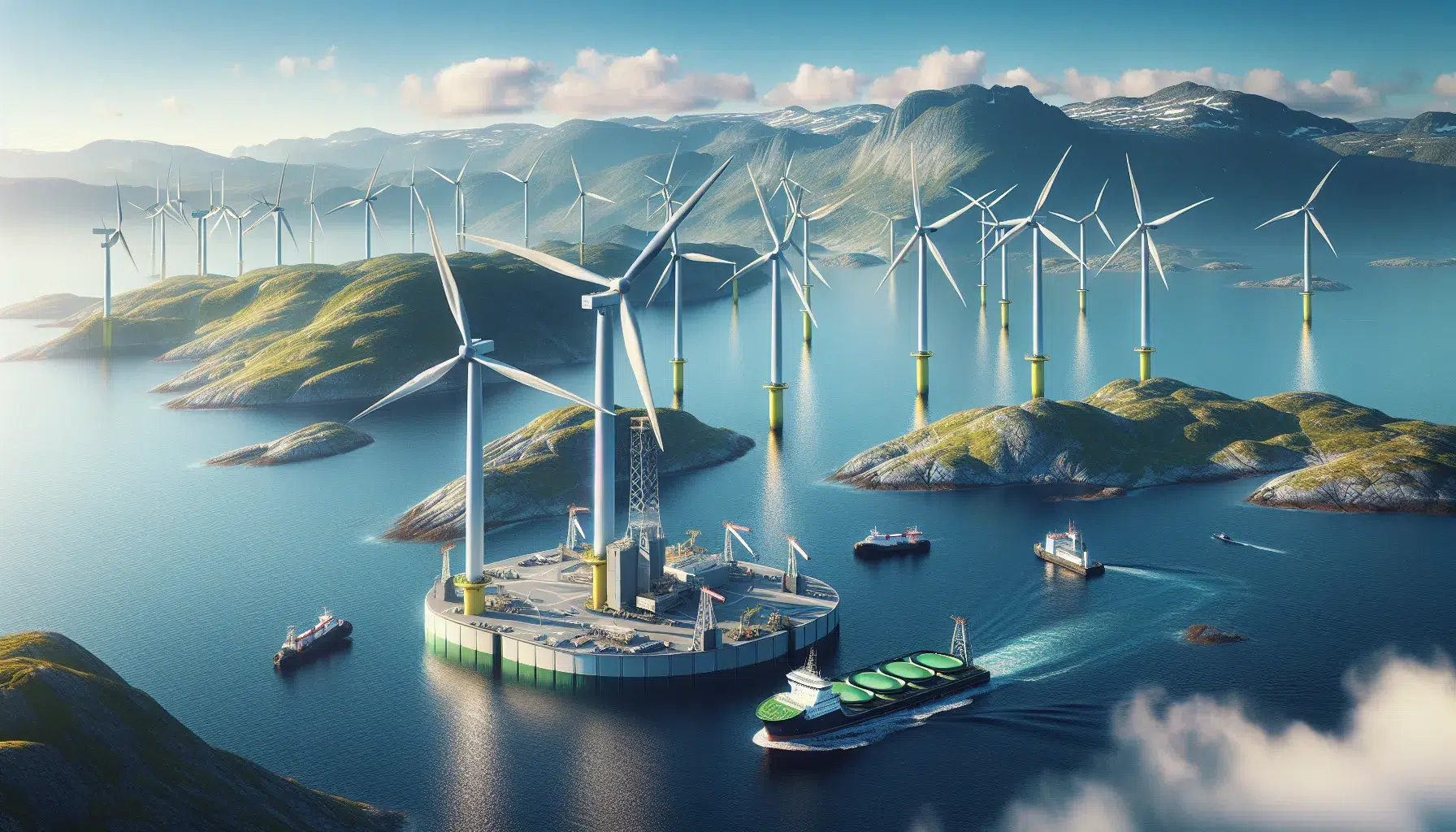 Fremveksten av gr&oslash;nn teknologi i norge: fornybar kraft, elbiler og havvind driver skiftet &ndash; illustrasjon 1