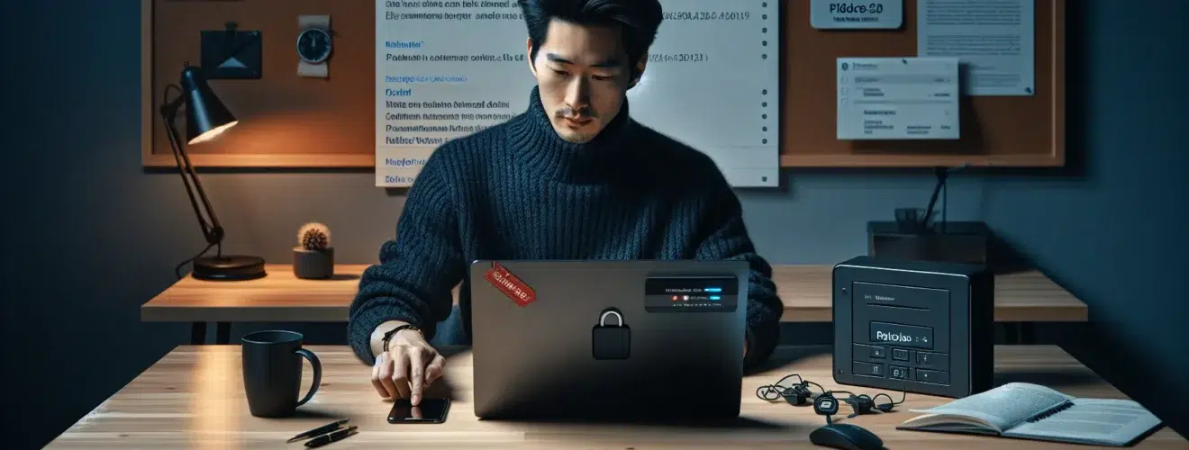 Employee approves mfa in norwegian office with backup nas and phishing alert