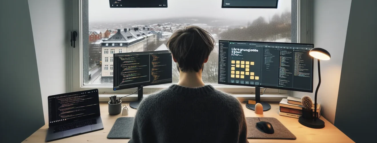 Focused norwegian learner using tech tools and ai to master python faster