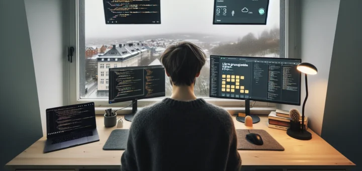 Focused norwegian learner using tech tools and ai to master python faster